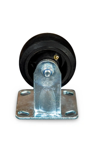 Колесо большегрузное неповоротное FCd 46 100 мм обрезиненное (N) по ценам производителя в Санкт-Петербурге с доставкой по всей России