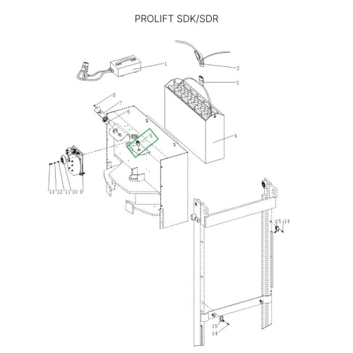 Замок включения питания для штабелеров SDR 1536/1545S/1645/1656/2036/2045, SDK, для тележек SK20 по ценам производителя в Санкт-Петербурге с доставкой по всей России