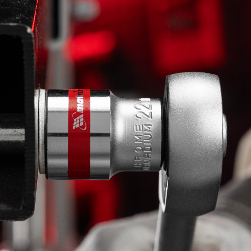 Головка торцевая, 22 мм, шестигранная, CrV, под квадрат 1/2, хромированная Matrix купить в Москве с доставкой по всей России | ProtosMarket.ru