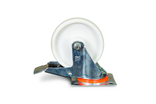 Колесо поворотное полипропилен SRCnb 63 160 мм с торозом (N) по ценам производителя в Санкт-Петербурге с доставкой по всей России