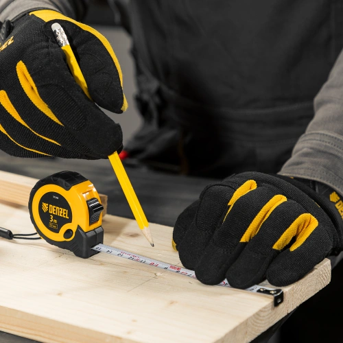 Рулетка 3м х 13мм, двухкомп. корпус, кнопка-пауза Denzel по ценам производителя в Санкт-Петербурге с доставкой по всей России