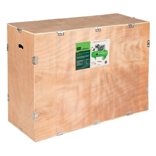 Компрессор воздушный КР-2200/100, 2.2 кВт, 350 л/мин, 100 л, ременной привод, масляный Сибртех по ценам производителя в Санкт-Петербурге с доставкой по всей России