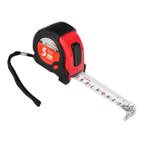 Рулетка Status Magnet fixation,5 м х 25 мм,обрезиненный корпус,зацеп с магнитом Matrix по ценам производителя в Санкт-Петербурге с доставкой по всей России