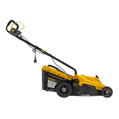 Газонокосилка электрическая GM-1300, 1300 Вт, шир. 32 см, 5 уров., травосб. 35 л Denzel купить в Москве с доставкой по всей России | ProtosMarket.ru