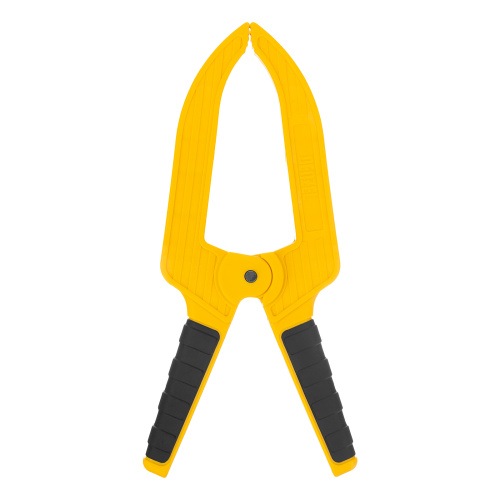 Струбцина клещеобразная, удлиненная 75 х 110 мм двухкомпонентные рукоятки Denzel по ценам производителя в Санкт-Петербурге с доставкой по всей России