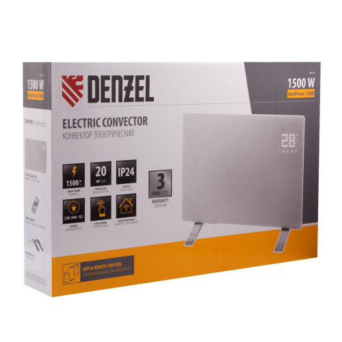 Конвектор электрический OptiPrime-1500, Wi-Fi, тачскрин, цифровой термостат, 1500 Вт Denzel по ценам производителя в Санкт-Петербурге с доставкой по всей России