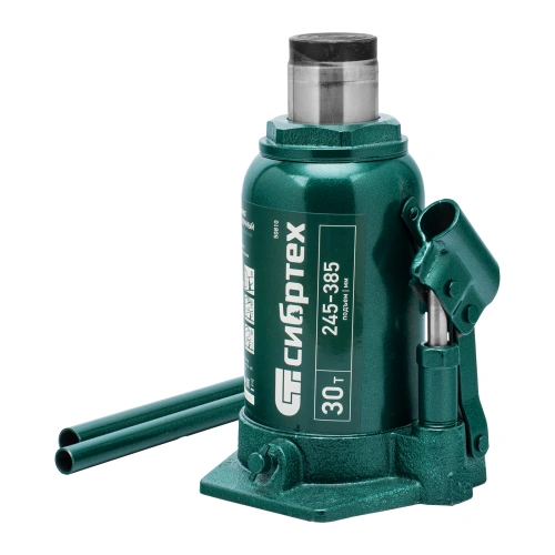 Домкрат гидравлический бутылочный, 30 т, 245-385 мм Сибртех по ценам производителя в Санкт-Петербурге с доставкой по всей России