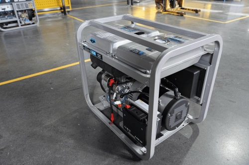 Генератор дизельный 7,0 кВт 220В с электростартером и колесами TOR KM7000D по ценам производителя в Санкт-Петербурге с доставкой по всей России