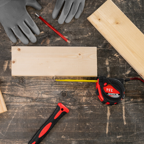 Рулетка Status Magnet 3 fixations,7,5 м х 25 мм,обрезиненный корпус,зацеп с магнитом Matrix по ценам производителя в Санкт-Петербурге с доставкой по всей России