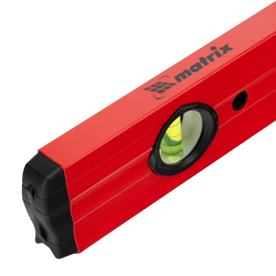 Уровень алюминиевый, 800 мм, фрезерованный, 3 глазка, две эргономичные ручки Matrix купить в Москве с доставкой по всей России | ProtosMarket.ru