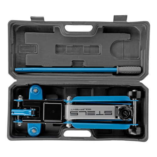 Домкрат гидравлический подкатной, высокий подъем, 3т, SUV, 190-535 мм, в кейсе Stels по ценам производителя в Санкт-Петербурге с доставкой по всей России