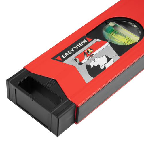 Уровень алюминиевый магнитный, 1200 мм, фрезерованный, 3 глазка (1 зеркальный) усиленный Matrix по ценам производителя в Санкт-Петербурге с доставкой по всей России