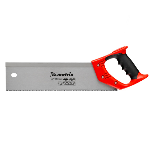 Пила по дереву обушковая для стусла, 350 мм, двухкомпонентная рукоятка Matrix купить в Москве с доставкой по всей России | ProtosMarket.ru