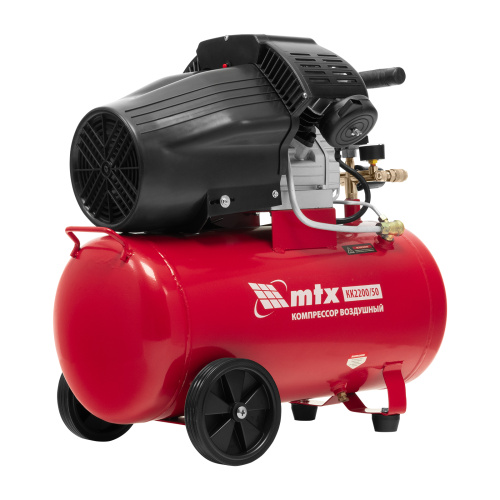 Компрессор воздушный КК-2200/50, 2,2 кВт, 350 л/мин, 50 л, прямой привод, масляный MTX купить в Москве с доставкой по всей России | ProtosMarket.ru