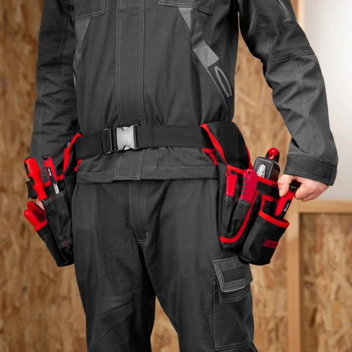 Сумка-пояс двойная, 20 карманов, держатель для молотка Matrix купить в Москве с доставкой по всей России | ProtosMarket.ru