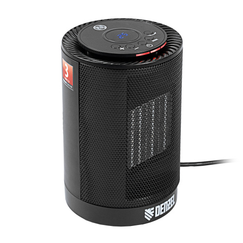 Тепловентилятор электрический керамический DTFC-1200, 3 режима, вентилятор, нагрев 600/1200 Вт Denzel по ценам производителя в Санкт-Петербурге с доставкой по всей России