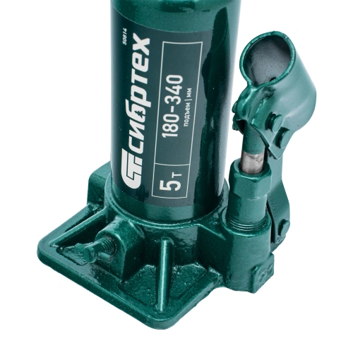 Домкрат гидравлический бутылочный, 5 т, 180-340 мм, в пласт. кейсе Сибртех по ценам производителя в Санкт-Петербурге с доставкой по всей России