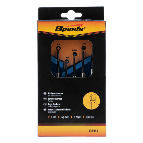 Набор отверток для точной механики, 6 шт, Sparta купить в Москве с доставкой по всей России | ProtosMarket.ru