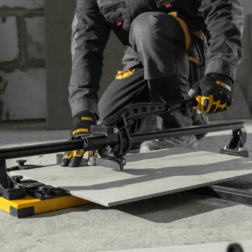 Плиткорез рельсовый 600х16мм, каретка на подш., стальная станина, усил. рукоятка-пенал Denzel по ценам производителя в Санкт-Петербурге с доставкой по всей России