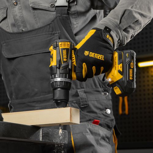 Дрель-шуруповерт аккумуляторная ударная бесщет CIDB-IB-18-02, Li-Ion, 18 В, 2 акк. Denzel купить в Москве с доставкой по всей России | ProtosMarket.ru