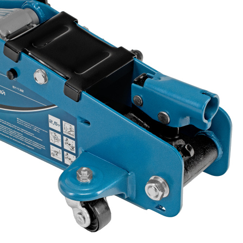 Домкрат гидравлический подкатной с фиксатором, 2.5 т, Safety Pin, 140-385 мм, в кейсе Stels по ценам производителя в Санкт-Петербурге с доставкой по всей России