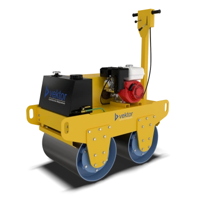 Виброкаток ручной двухвальцовый Vektor VRDR-600 купить в Москве с доставкой по всей России | ProtosMarket.ru