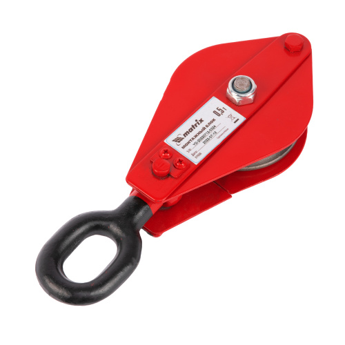 Блок монтажный с проушиной, 0,5  т Matrix по ценам производителя в Санкт-Петербурге с доставкой по всей России