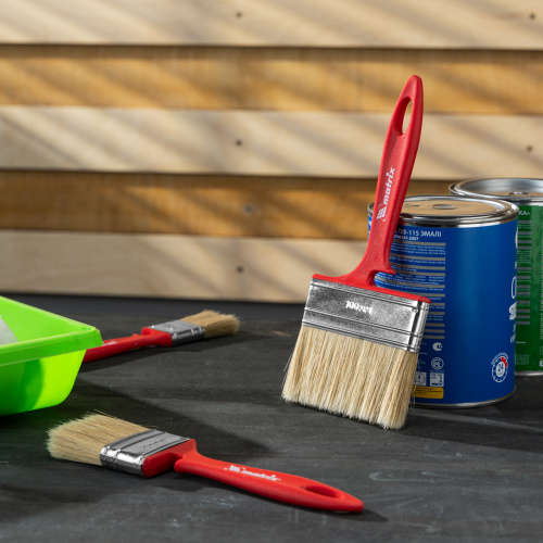 Кисть флейцевая "Эмали" Color Line 100 х 12 мм Matrix купить в Москве с доставкой по всей России | ProtosMarket.ru