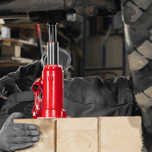 Домкрат гидравлический бутылочный, 8 т, h подъема 200-385 мм Sparta по ценам производителя в Санкт-Петербурге с доставкой по всей России