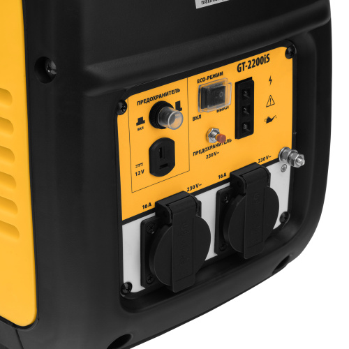 Генератор инверторный GT-2200iS, 2.2 кВт, 230 В, бак 4 л, закрытый корпус, ручной старт Denzel по ценам производителя в Санкт-Петербурге с доставкой по всей России