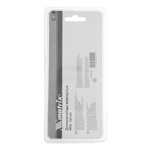 Длинногубцы изогнутые Mini, 130 мм, никелированные, авторазжим, двухкомпонентные рукоятки Matrix купить в Москве с доставкой по всей России | ProtosMarket.ru