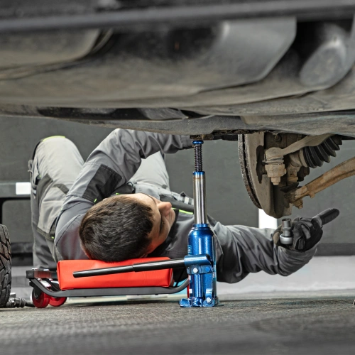 Домкрат гидравлический бутылочный, 4 т, h подъема 188-363 мм, в пластиковом кейсе Stels по ценам производителя в Санкт-Петербурге с доставкой по всей России