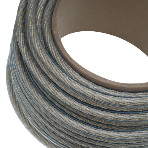 Трос металлополимерный прозрачный ПР-8.0, толщина 8.0 мм, моток 20 метров Сибртех по ценам производителя в Санкт-Петербурге с доставкой по всей России