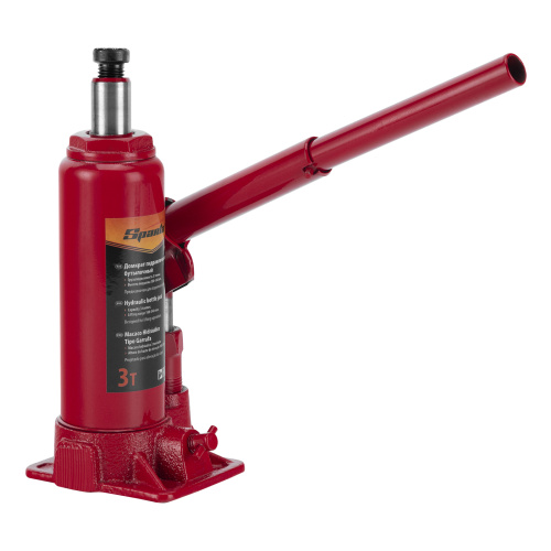 Домкрат гидравлический бутылочный, 3т, h подъема 180-340 мм Sparta по ценам производителя в Санкт-Петербурге с доставкой по всей России