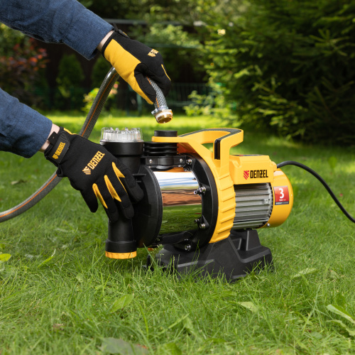 Садовый поверхностный насос GP1100SS, 1100 Вт, 4000 л/ч, подъем 45 м, пластик Denzel по ценам производителя в Санкт-Петербурге с доставкой по всей России