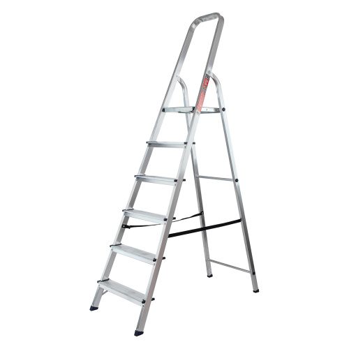 Стремянка усиленная, 6 ступеней, алюминиевая, MTX по ценам производителя в Санкт-Петербурге с доставкой по всей России