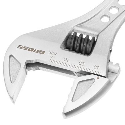 Ключ разводной, 250 мм, CrV, двухкомпонентная ручка Gross купить в Москве с доставкой по всей России | ProtosMarket.ru