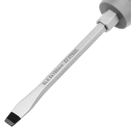 Отвертка SL6.5 x 100 мм, S2, трехкомпонентная рукоятка Gross купить в Москве с доставкой по всей России | ProtosMarket.ru