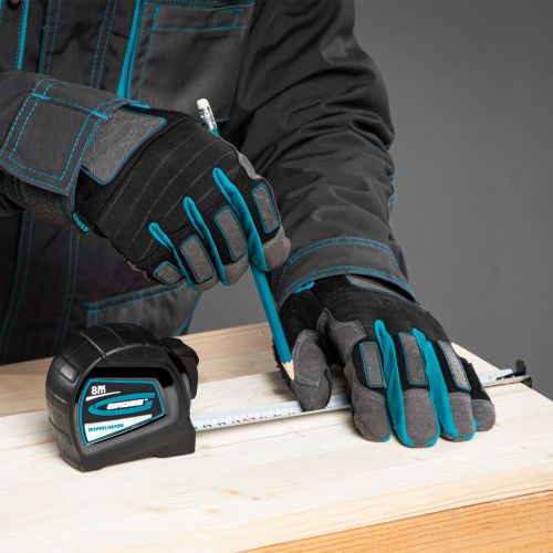 Рулетка "Doppelhaken",8 м x 25 мм,двухсторонний зацеп,Нейлон,двусторонняя шкала,автоматическая фиксация Gross купить в Москве с доставкой по всей России | ProtosMarket.ru