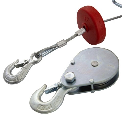 Тельфер электрический TF-800, 0.8 т, 1300 Вт, высота 12 м, 8 м/мин Denzel по ценам производителя в Санкт-Петербурге с доставкой по всей России