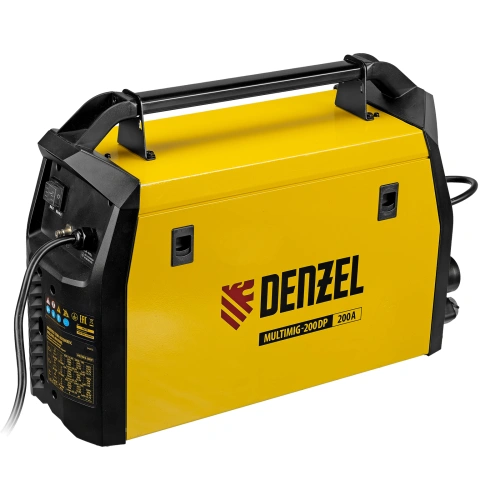 Аппарат инвертор. полуавтомат. сварки MultiMIG-200DP Synergy Double Pulse, 200 А, ПВ 80% Denzel по ценам производителя в Санкт-Петербурге с доставкой по всей России
