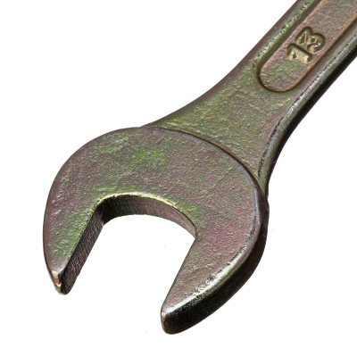 Ключ рожковый, 12 х 13 мм, желтый цинк Сибртех купить в Москве с доставкой по всей России | ProtosMarket.ru