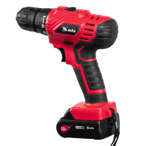 Дрель-шуруповерт аккумуляторная MCDL-12-02, Li-Ion, 12 В, 2 акк. MTX по ценам производителя в Санкт-Петербурге с доставкой по всей России