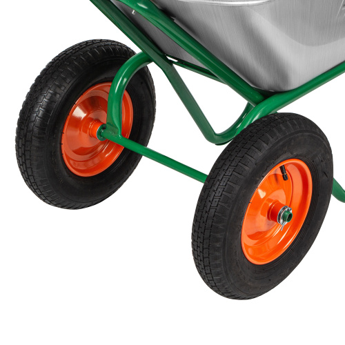 Тачка садово-строительная, 2-х колесная, усиленная, грузоподъемность 320 кг, объем 100 л Palisad купить в Москве с доставкой по всей России | ProtosMarket.ru