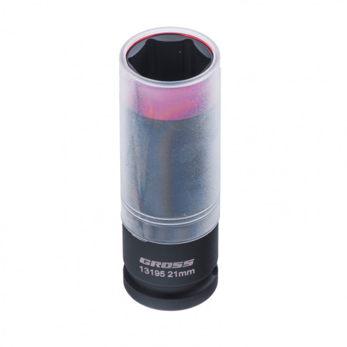Головка ударная шестигранная для колесных дисков, 21 мм, 1/2, CrMo Gross купить в Москве с доставкой по всей России | ProtosMarket.ru