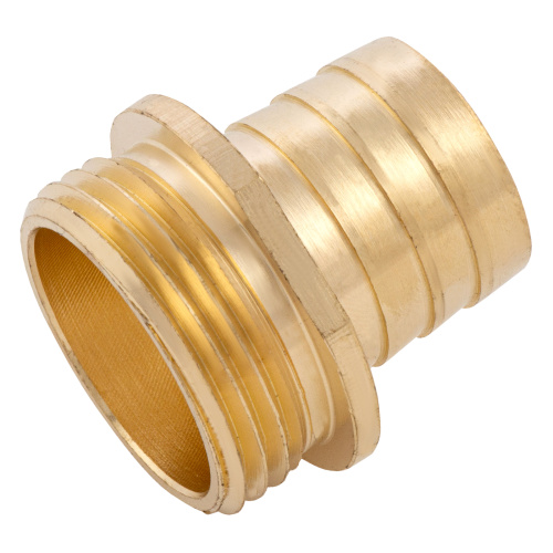 Штуцер для шланга 1" с наружной резьбой G1" Denzel по ценам производителя в Санкт-Петербурге с доставкой по всей России