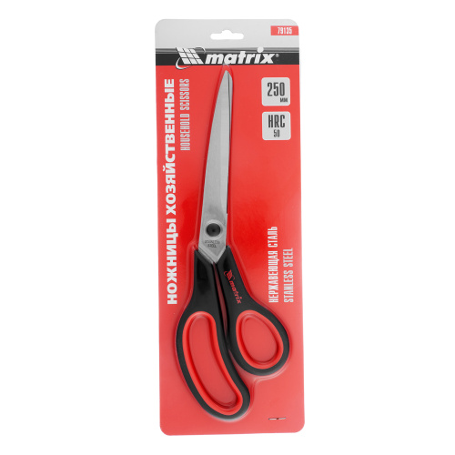 Ножницы хозяйственные, 250 мм, двухкомпонентные рукоятки Matrix по ценам производителя в Санкт-Петербурге с доставкой по всей России