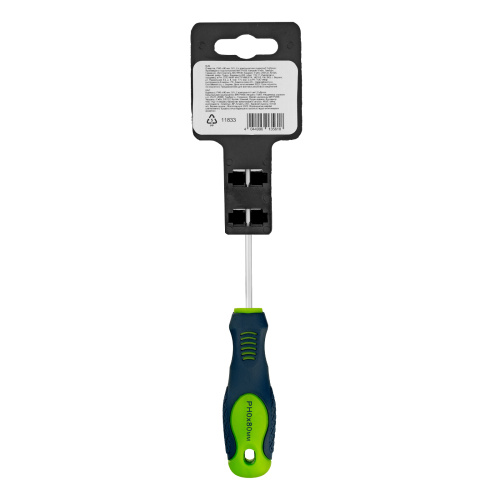 Отвертка, PH0 х 80 мм, CrV, двухкомпонентная рукоятка Сибртех купить в Москве с доставкой по всей России | ProtosMarket.ru