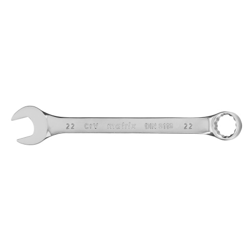 Ключ комбинированный, 22 мм, CrV, полированный хром Matrix по ценам производителя в Санкт-Петербурге с доставкой по всей России