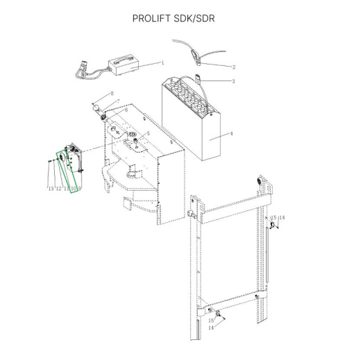 Звуковой сигнал для штабелеров SDR 1533/1536/1545S/1645/1656/2036/2045, SDK по ценам производителя в Санкт-Петербурге с доставкой по всей России